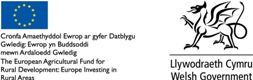 Funded by the Welsh Governments Rural Development Plan and the European Union